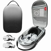Hard Carrying Case Compatible with Oculus Meta Quest 3S/Quest 3/Quest 2 Official Original/Elite Strap Version VR Headset and Touch Controller Accessories, Suita