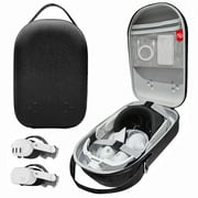 Hard Carrying Case Compatible with Oculus Meta Quest 3S/Quest 3/Quest 2 Official Original/Elite Strap Version VR Headset and Touch Controller Accessories, Suitable for Travel and Home Storage