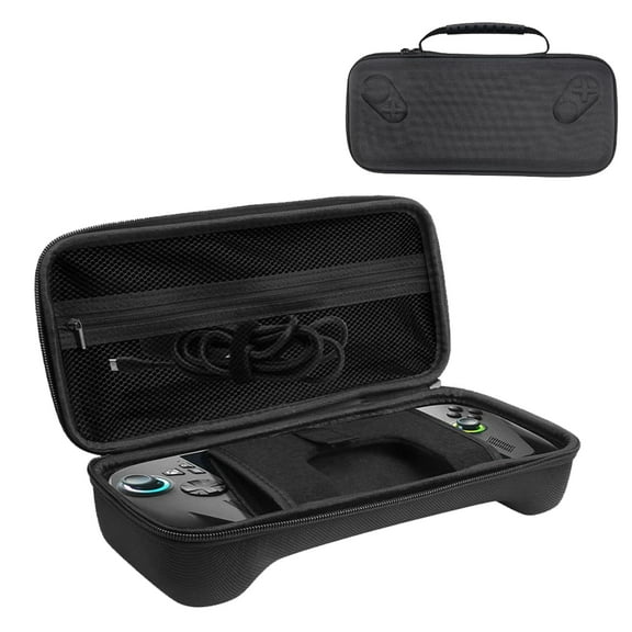 Hard Carrying Case Compatible with ROG Xbox Ally Console&Accessories,Portable Travel Handheld Case for Storage and Stand,EVA Shockproof Protective Carry Bag with Large Capacity(bk-EVA)