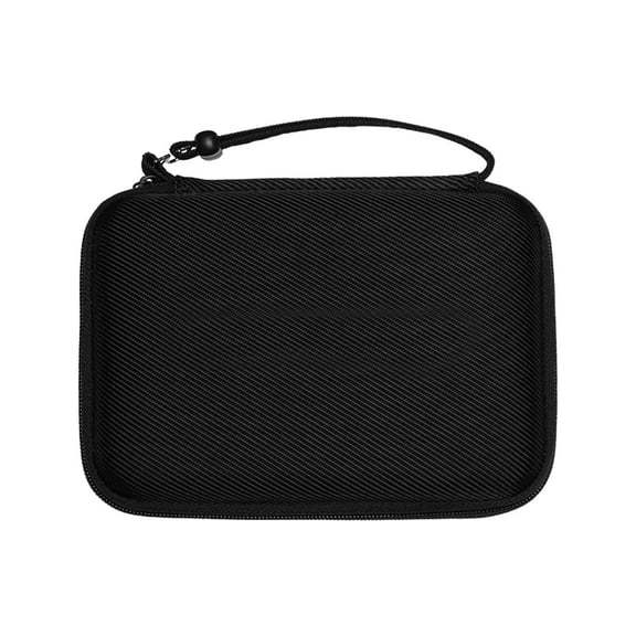 Hard Carrying Case For Anbernic RG477V, Handheld Game Console Storage Case Holder with Mesh Bag, Shockproof Black Large Organizer