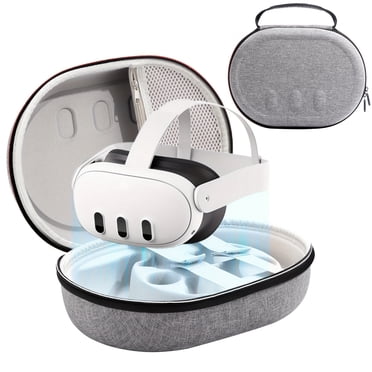 Hard Carrying Case Compatible With Oculus Meta Quest 3S/Quest 3/Quest 2 Official Original/Elite