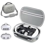 Hard Carrying Case for Meta Quest 3S, Quest 3, Vision Pro, Large Capacity Travel Case for Oculus Quest 3S VR Headset and Other Accessories, Suitable for Travel and Home Storage