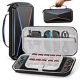 thumbnail image 1 of Lmcpa Carrying Case for Nintendo Switch 2 (2025), Hard Shell Travel Case with Storage Pockets for Accessories & Games, Protective Portable Pouch, 1 of 8