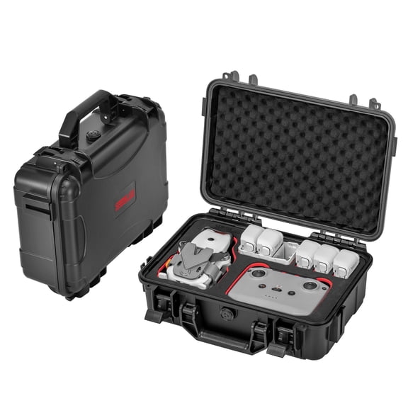 Hard Carrying Case for DJI Lito 1, Waterproof Shockproof Storage Case with Shoulder Strap, Custom Fit Fly More Combo