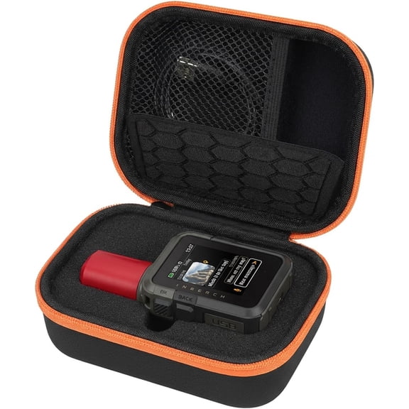 Hard Case Compatible with Garmin inReach Mini 3 Plus Rugged Global Satellite Communicator, Protective Organizer with Foam Slot for Hiking, Camping & Gear - Case Only(Black)