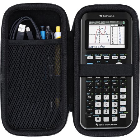 Hard Case Compatible with Texas Instruments TI-84 Plus CE/TI-84 Plus/TI-Nspire CX II CAS/TI-Nspire CX II/TI-83 Plus/TI-89 Titanium/TI-85 / TI-86 Color Graphing Calculator (Iris Purple Case)
