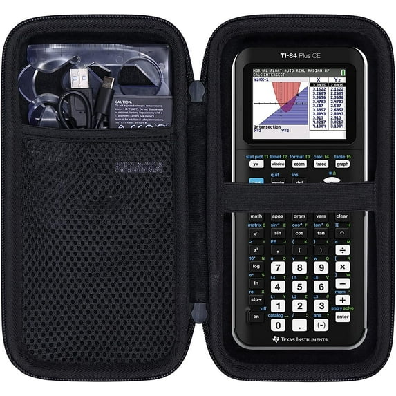 Hard Case Compatible with Texas Instruments TI-84 Plus CE/TI-84 Plus/TI-Nspire CX II CAS/TI-Nspire CX II/TI-83 Plus/TI-89 Titanium/TI-85 / TI-86 Color Graphing Calculator