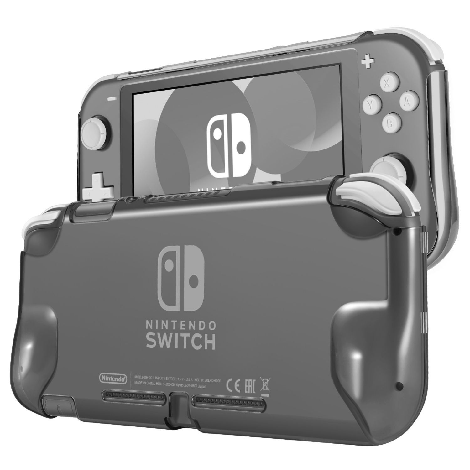 Hard Case for Nintendo Switch Lite Case Skin Back Cover (Shadow Grey