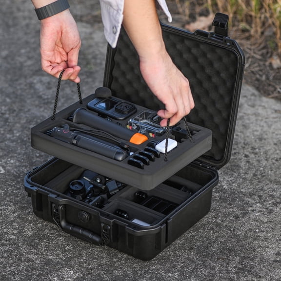 STARTRC VCR Hard Case for GoPro Hero 13-8 Waterproof Hard Carry Case, Compatible with Media Mod, Volta & Creator Accessories