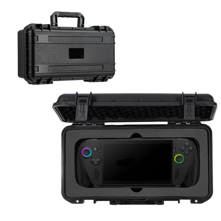 Hard Case for ROG Xbox Ally/Ally X, Portable Carrying Storage Box Drop-Proof and Waterproof Protective Soft Lining Travel Bag for Xbox Rog Ally Gaming Handheld Console