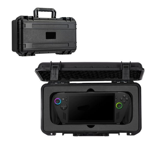 Hard Case for ROG Xbox Ally/Ally X, Portable Carrying Storage Box Drop-Proof and Waterproof Protective Soft Lining Travel Bag for Xbox Rog Ally Gaming Handheld Console