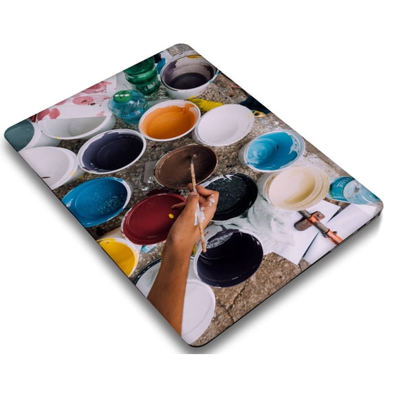 Hard Case Shell Cover for Newest MacBook Pro 15" with Touch ID Cable Tie Model: A1990&A1707 (Painting A 0175)