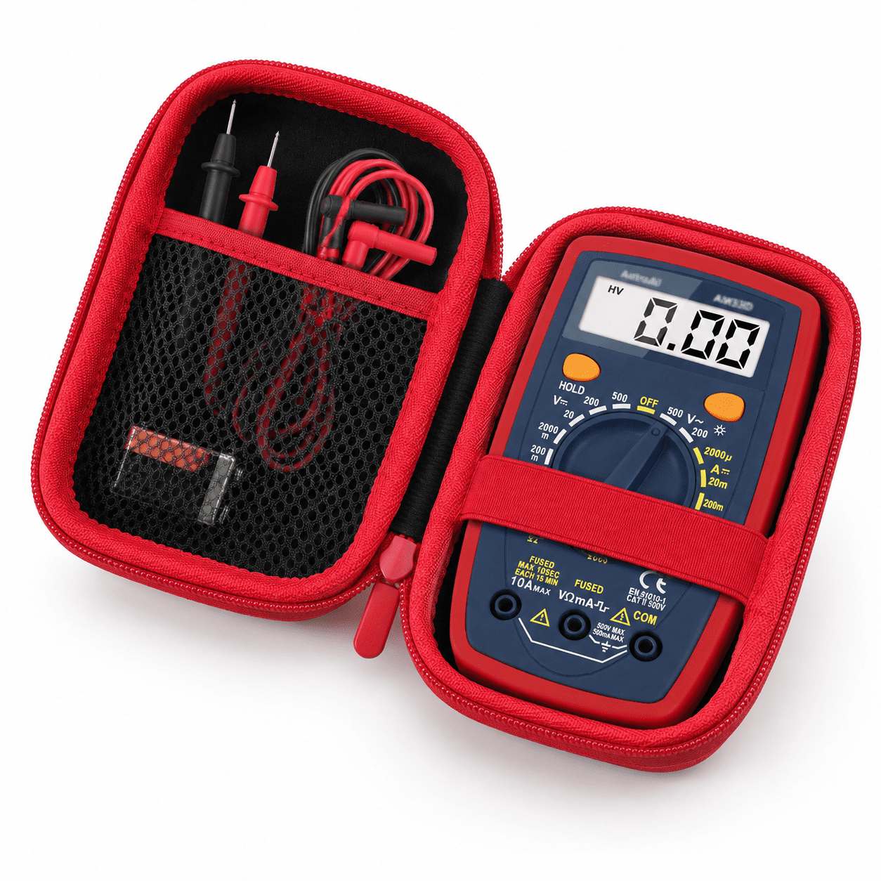 Hard Casepatible With Multimeter Tester 2000 Counts Digital Dc Ac ...