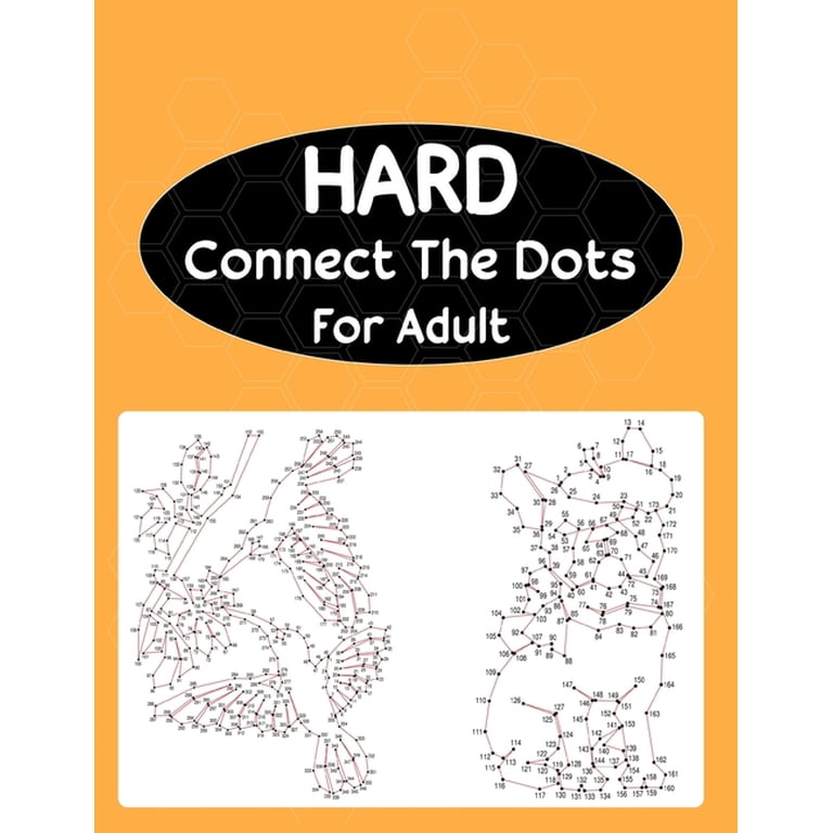 Hard Connect The Dots For Adult: Extreme Dot to Dot Puzzle