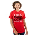 thumbnail image 1 of Hard Core Christian Religious Faith Men's Graphic T Shirt Tees Brisco Brands S, 1 of 6