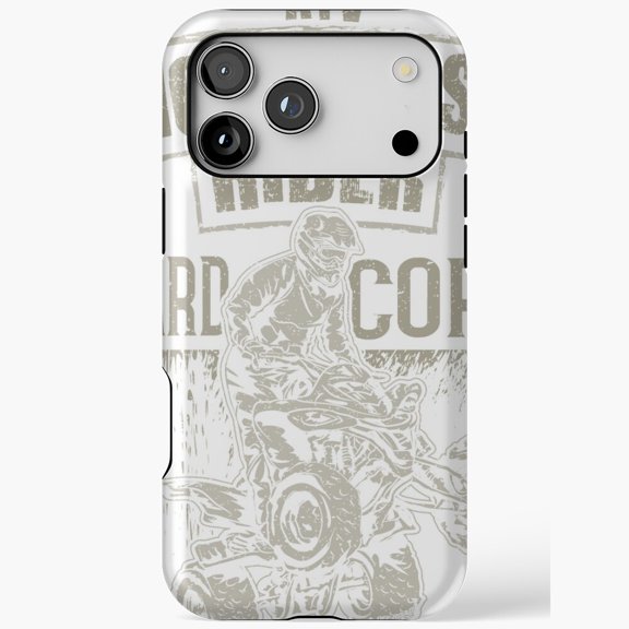 Hard Core Rider ATV Off Road for iPhone Case 11 to 17 Pro Max