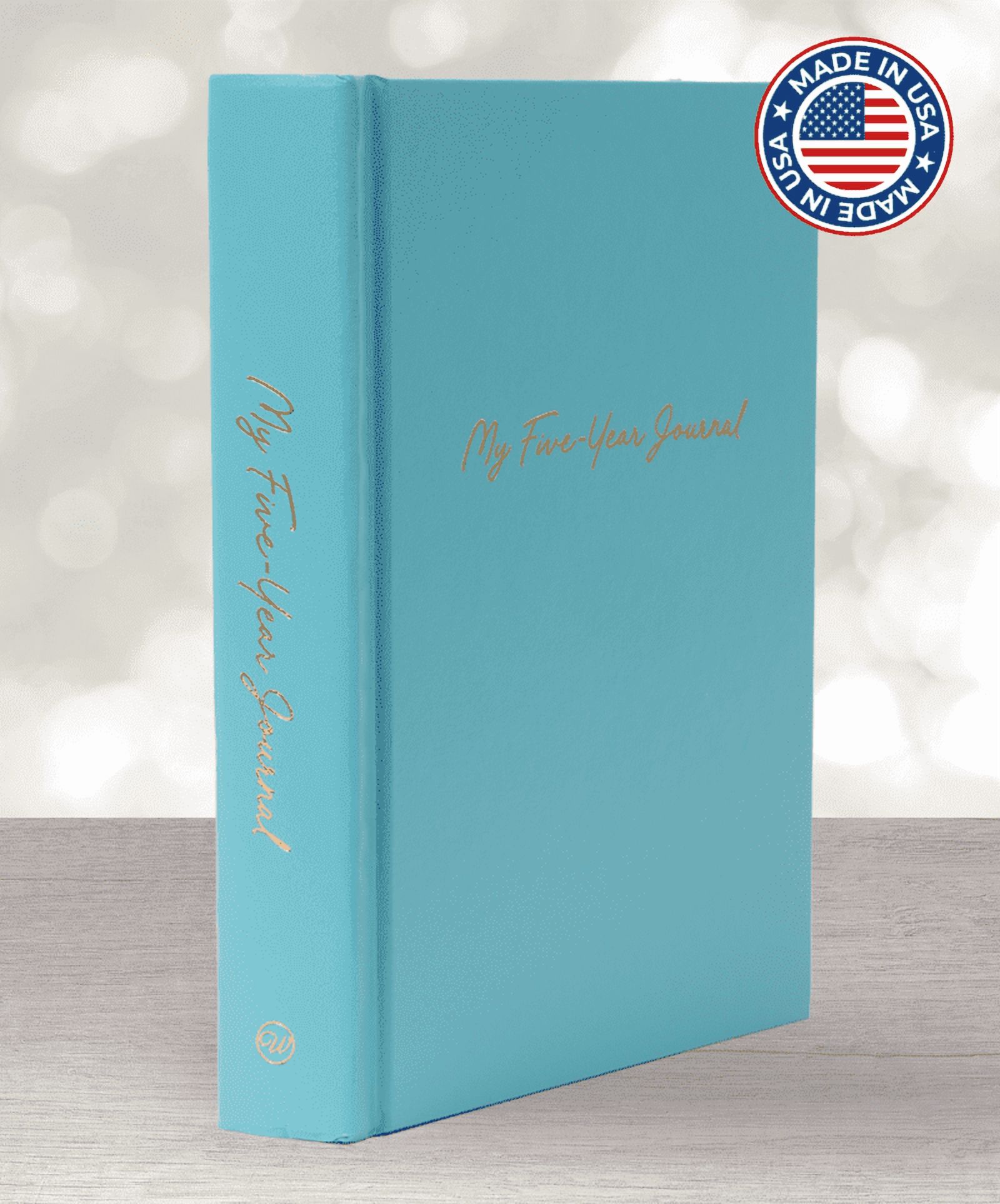 Hard Cover 5 Year Journal | The Easiest to Use Five Year Journal | Quick and Easy Five Year Daily Journal System | 6x8.25 Inch Size (Pool Turquoise)