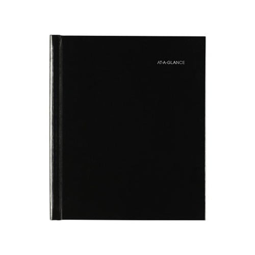 HardCover Monthly Planner 8.5 x 7, Black, 2022