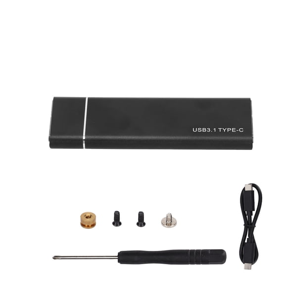 Hard Disk Box 6021RTK M.2 NGFF to TypeC Aluminum Alloy High Speed State SSD Mobile Hardisk Box