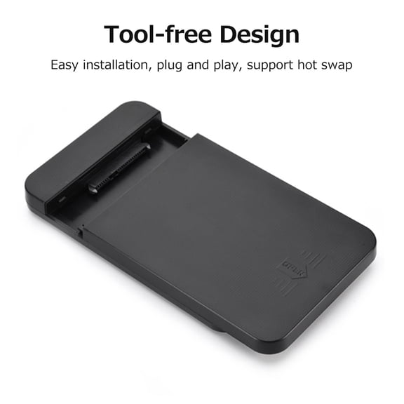 Hard Disk Case,Abs Shell Red Eryue Tool-free Abs Shell 2.5 Inch Usb3.0 Drive Usb3.0 D/ Tool-free