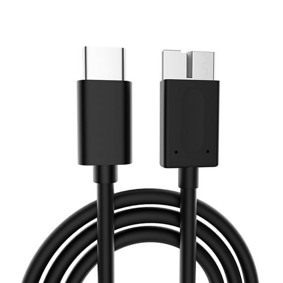 Hard Drive Cable Stable USB 3.0 TPE USB3.1 Type-C to USB 3.0 Micro B High Speed Conversion Cable for Home