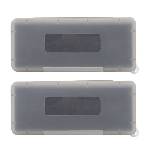 Hard Drive Case for M.2 NVME SSD (2 Pack) - Waterproof Airtight Protective Storage Box for 2280/2260/2240/2242/2230, Black