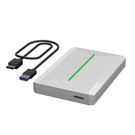 Hard Drive Enclosure Docking Station for 25 Inch Drives with USB 30 and UASP Support External and Reader Hub for High- Data Transfer