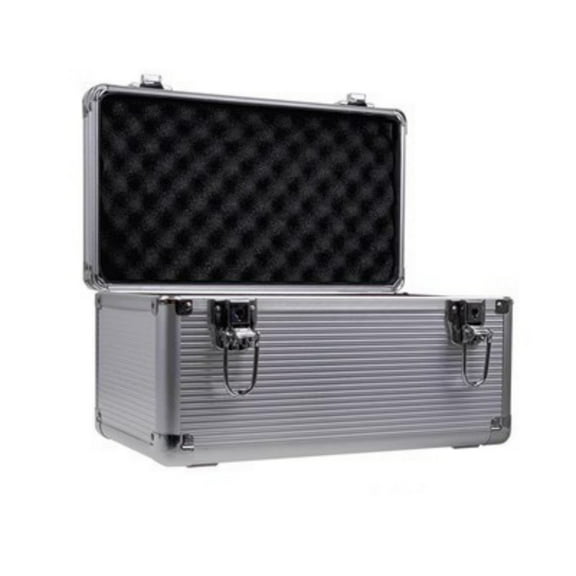 Hard Drives Case 3.5inch 10 Bay Protective HDD Storage Box Suitcase with Foam External Hard Drives Carrying Case