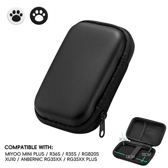 Hard EVA Case For MIYOO MINI PLUS R36S R35S RGB20SXU10 Game Console Protective Bag Game Console for ANBERNIC RG35XX RG35XX PLUS Game Console Protective Case