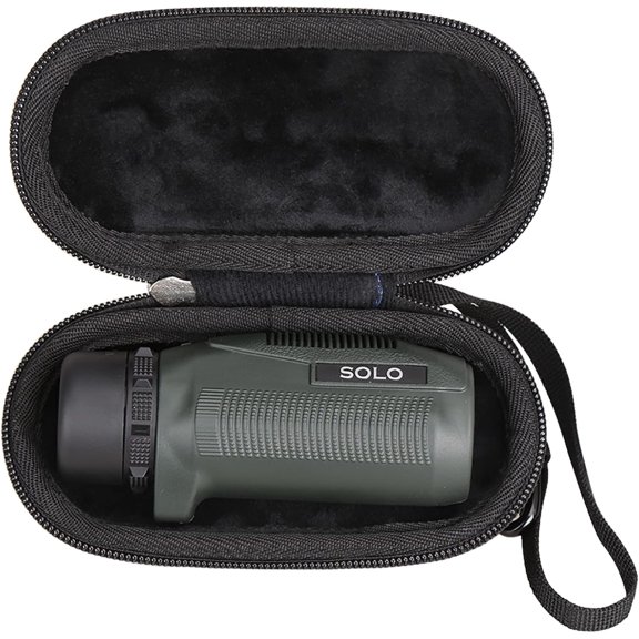 Hard EVA Portable Carrying Case Compatible with Vortex Optics Solo Monocular 10x25/for i4SEE EM10-256 Thermal Monocular (Case Only)