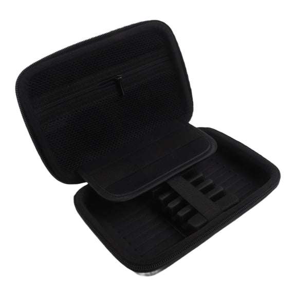 Hard EVA For dart box with secure inner base and multiple compartments to hold 6 For darts and parts, designed for portability and quick access during travel or practice