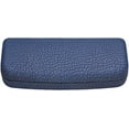 thumbnail image 1 of Hard Eyeglass Case, Glasses Case For Women, Men, Girls, Boys- Faux Distressed Leather, Navy, 1 of 2