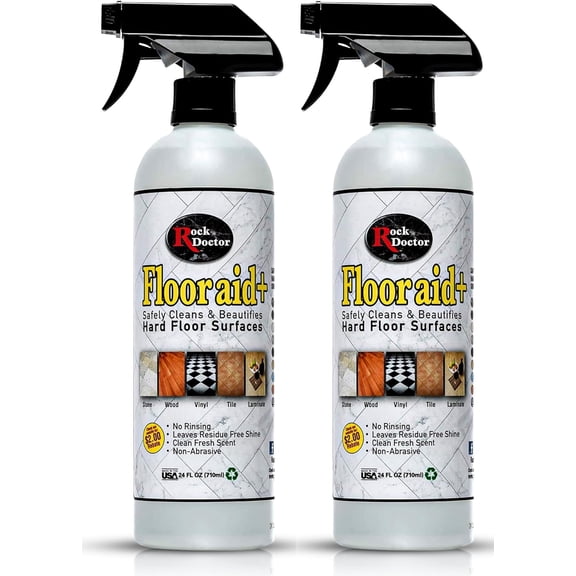 +Hard Floor Cleaner, multi-surface formula for tiles, stone, laminate and granite, 24 oz, cleaning set of 2