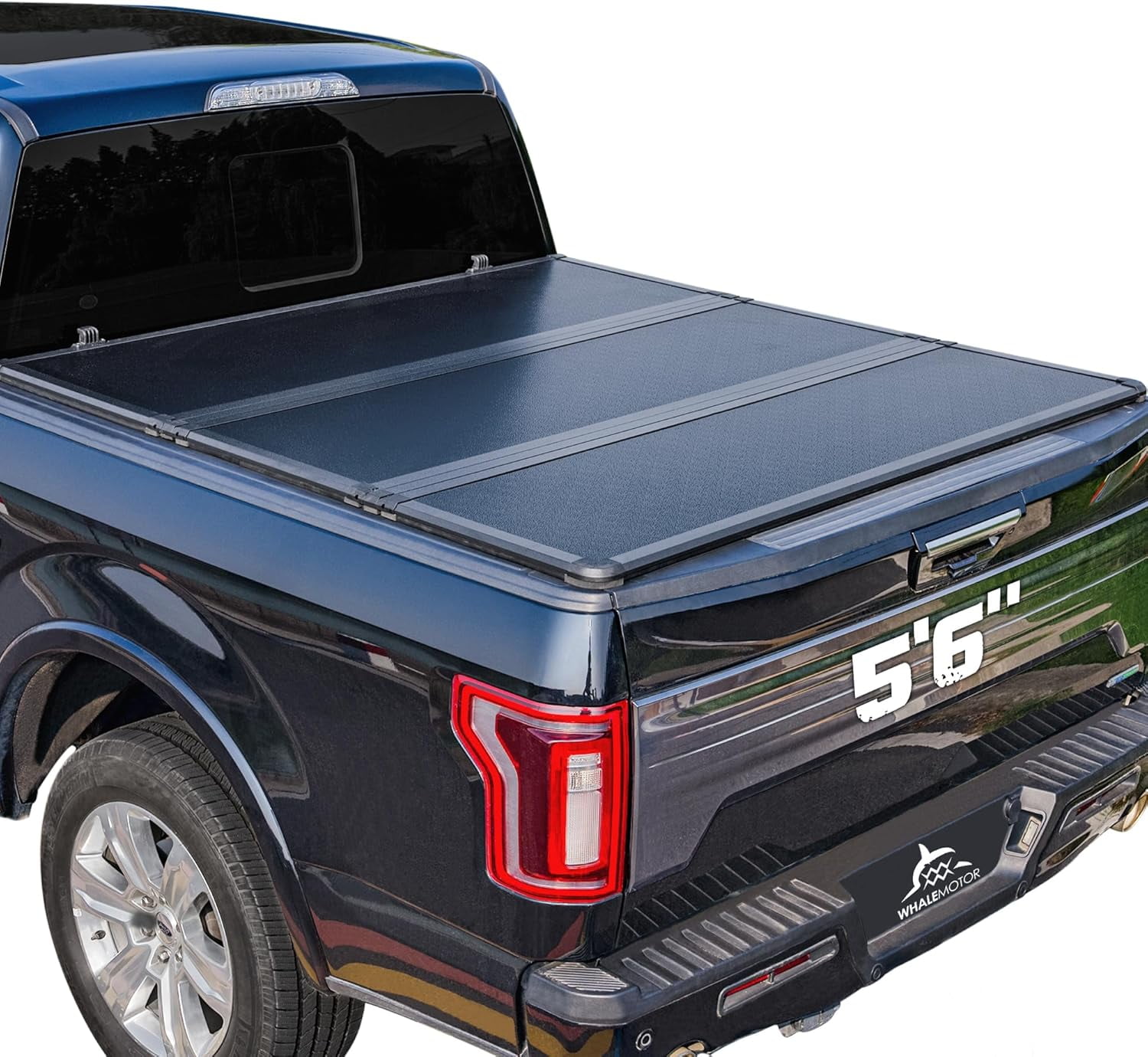 Hard Folding Truck Bed Tonneau Cover Compatible with Ford F150 F150