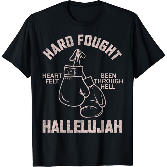 Hard Fought Hallelujah Praise Christ Lake Merch T-Shirt