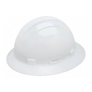 Hard Hat, Americana, Polyethylene, 4 Point Ratchet, Type 1, Class E, White WEL19261WH