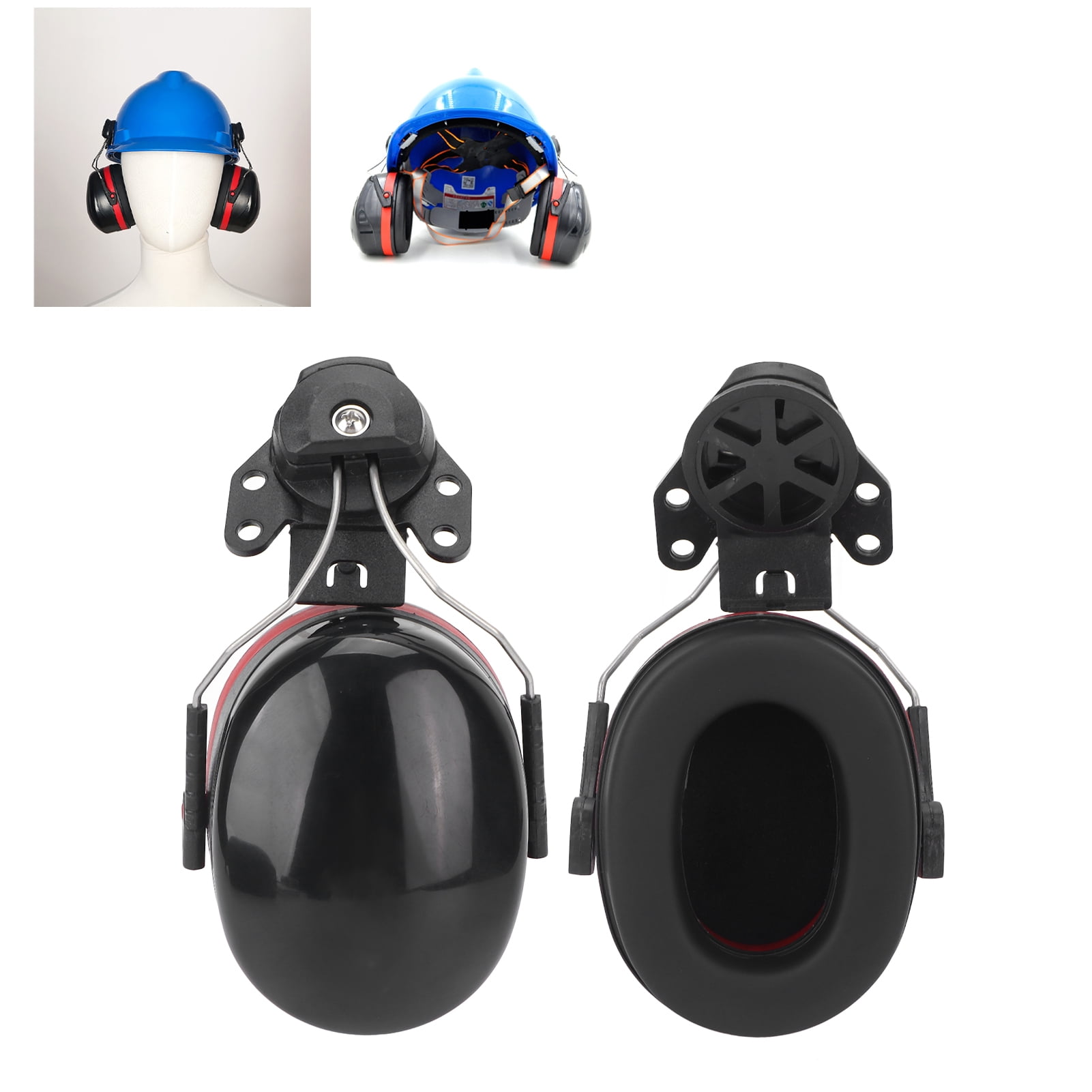 Hard Hat Ear Muffs For Construction, Manufacturing And Maintenance