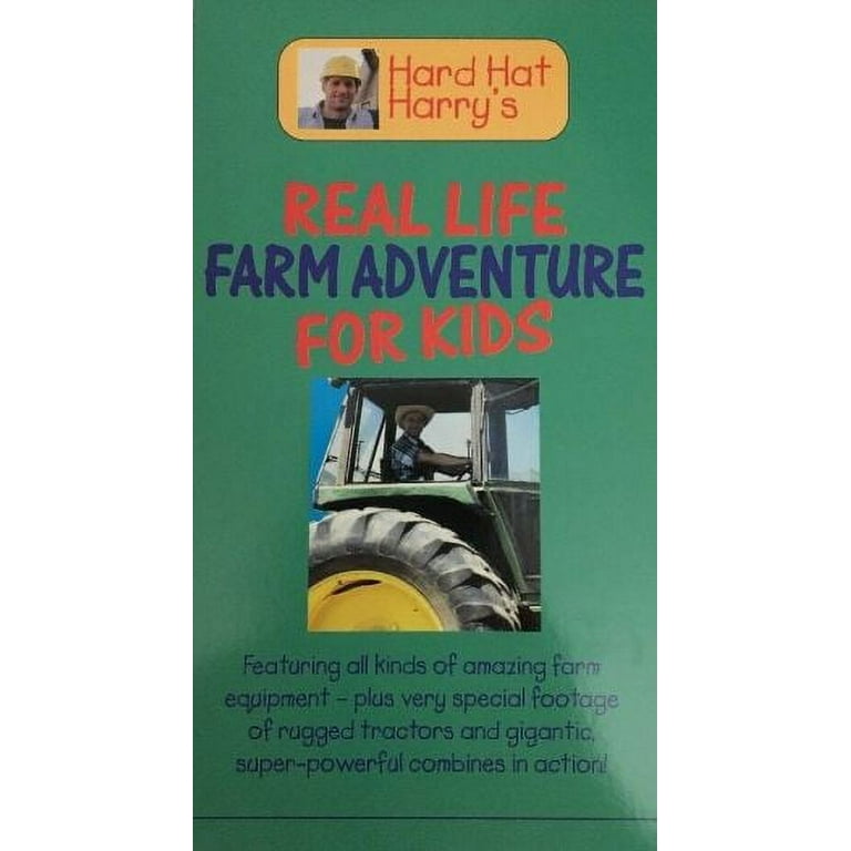 Hard Hat Harry's Farm Life Adventures (VHS Tape)