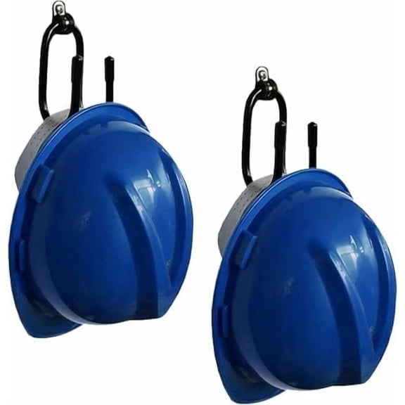 Hard Hat Rack Hard Hat Holder Storage Hanger Hard Hat Wall Mount Hard Hat Organizer Hard Hat Display - No Hard Hat -2/PK - Screws Included - Easy to Install,Bendable