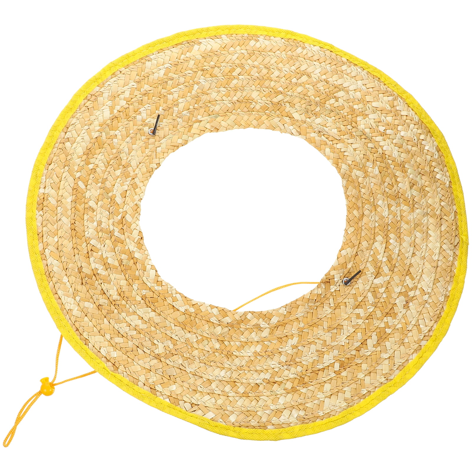 Hard Hat Sun Shade Wheat Straw Helmet Sunshield for Construction