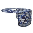 thumbnail image 1 of Hard Hat Sunshade, High Visibility Full Brim Neck Sun Shield for Hardhats-Blue Camo, 1 of 6