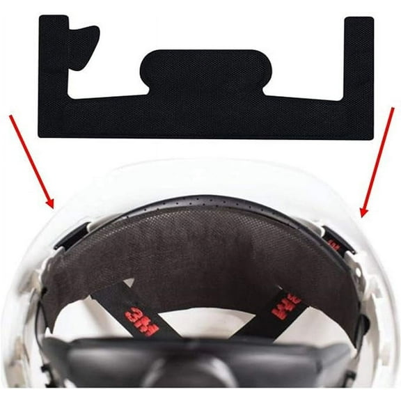 Hard Hat Sweat Liner - Construction Helmet Perspiration - NoSweat - Made in USA - Wicking Absorbing Technology (6PACK)