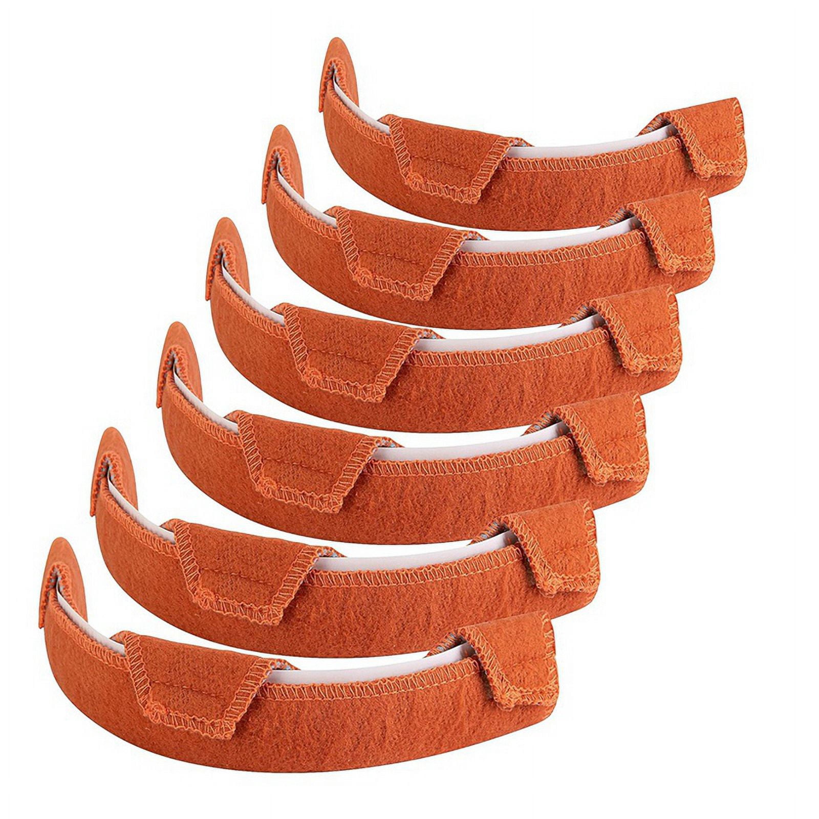 Saihisday 10-Pack Hard Hat Sweatband – Washable Cotton Liner With Air Cushion Foam, Hook & Loop Fit For Welding & Industrial Helmets