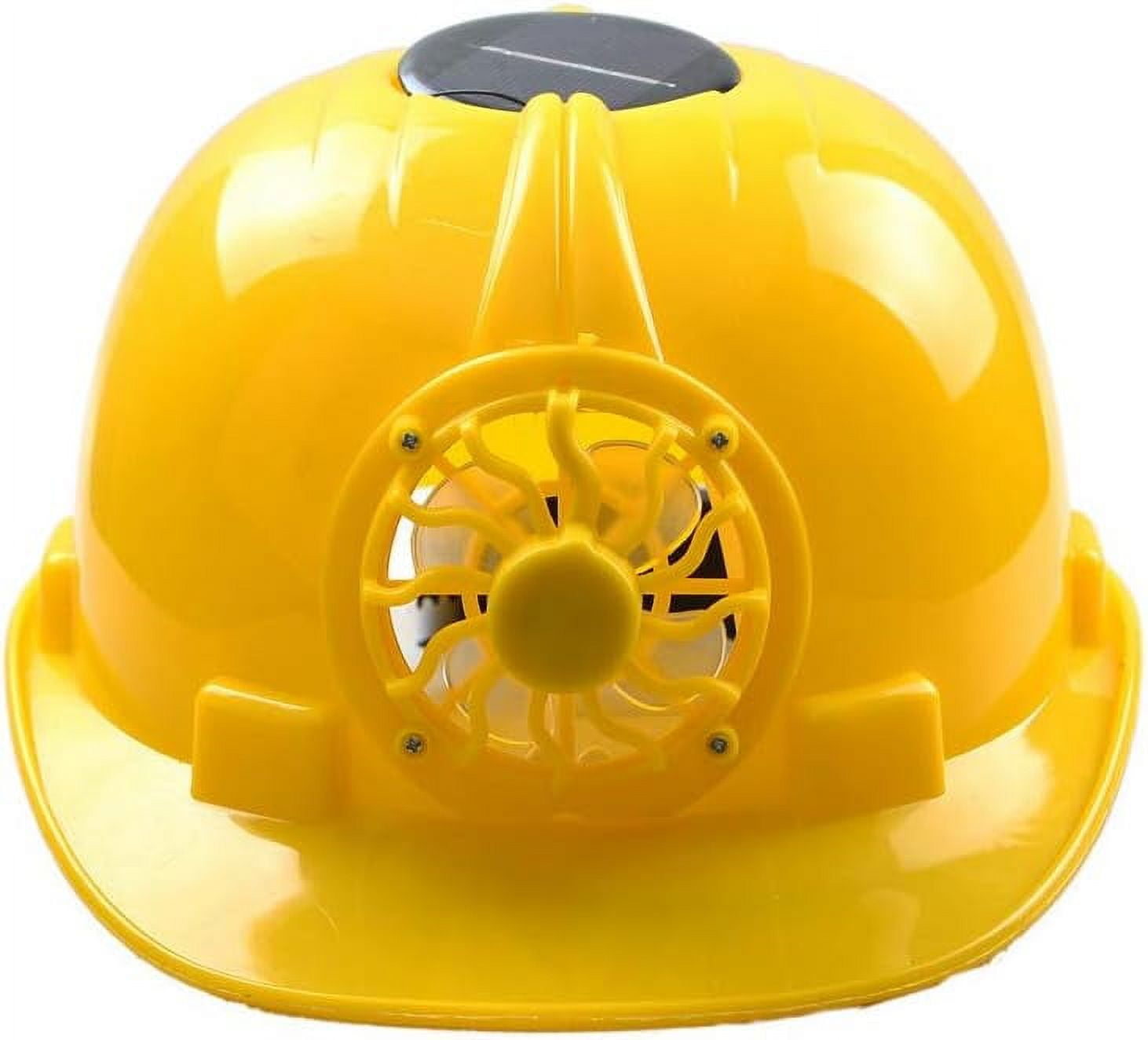 Hard Hats Safety Helmet Ventilated Breathable Hard Cap with Solar Fan