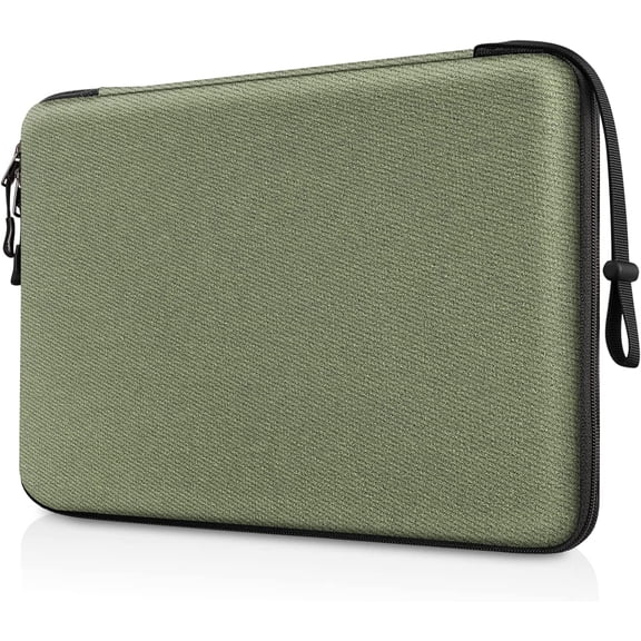 Hard Laptop Sleeve Case for 15.3 inch MacBook Air M4 A3241 M3 A3114 M2 A2941 2025 2024, 16.2 inch MacBook Pro M4/M3/M2/M1 Pro/Max, Waterproof Case for Surface Laptop/Book, Olive