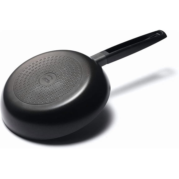 Hard & Light Black Frying Pan 12 inch Nonstick Cookware, Induction Ready, Dishwasher Safe
