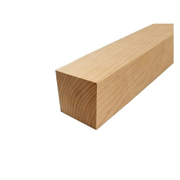 Hard Maple Lumber Turning Blank Square - 2.5" x 2.5" x 24" (1 Pc)