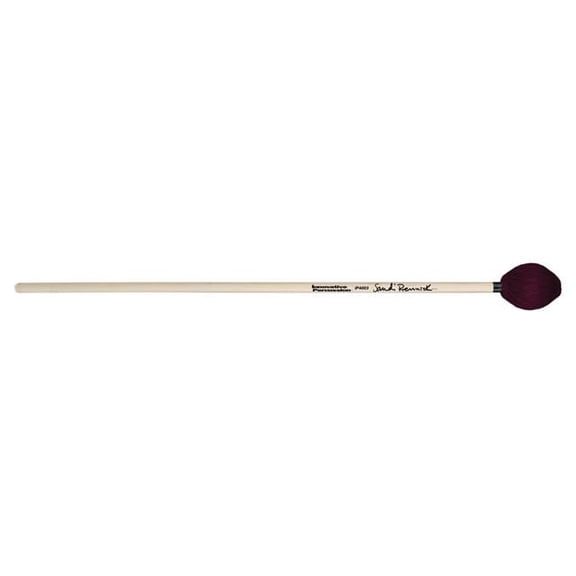 Hard Marimba Mallets, Cranberry Yarn - Birch