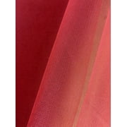 Burlap Fabrics Hard Net Crinoline Red - 58 to 60 Inch Wide Stiff Mesh Fabric Sold by the Yard