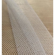 Burlap Fabrics Hard Net Crinoline White - 58 to 60 Inch Wide Stiff Mesh Fabric Sold by the Yard